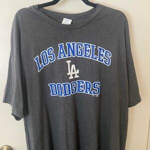 Gray Los Angeles Dodgers T-Shirt